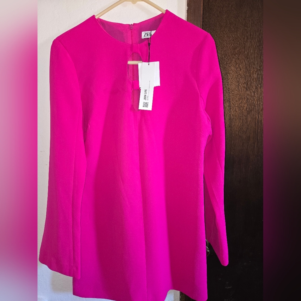 Zara Women's Pink MINI Dress